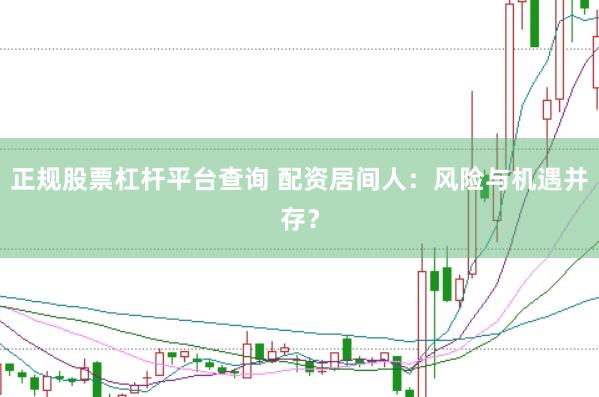 正规股票杠杆平台查询 配资居间人：风险与机遇并存？