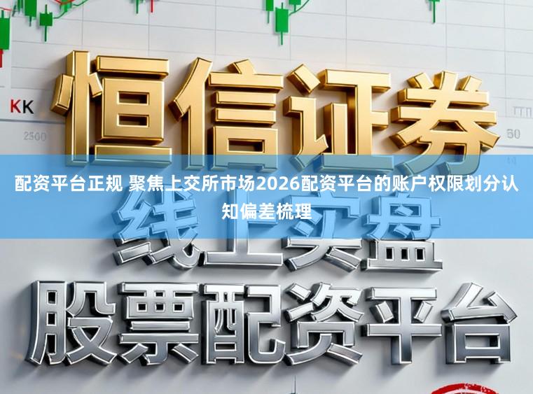 配资平台正规 聚焦上交所市场2026配资平台的账户权限划分认知偏差梳理