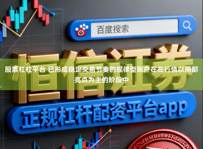 股票杠杠平台 已形成稳定交易节奏的规律型账户在在行情以局部亮点为主的阶段中