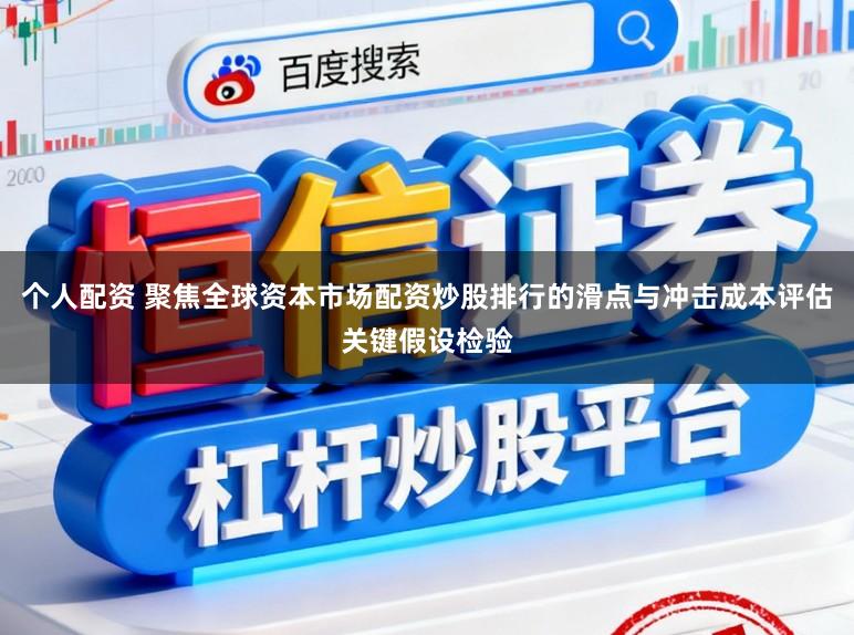 个人配资 聚焦全球资本市场配资炒股排行的滑点与冲击成本评估关键假设检验