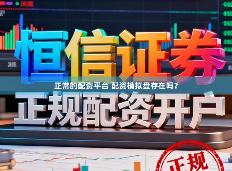正常的配资平台 配资模拟盘存在吗？